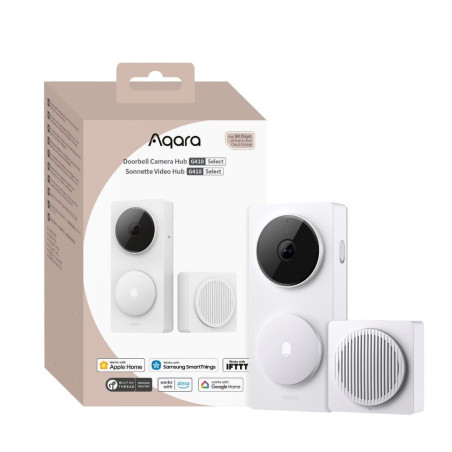 Sonerie Video Smart AQARA G410 Select | Hub Zigbee / Thread / Matter (alb)