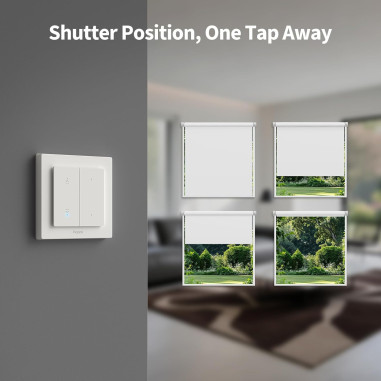 Întrerupător Smart pentru Jaluzele/ Rulouri ZigBee AQARA H2 EU Alb