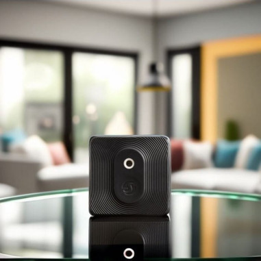 Shelly BLU H&T ZB - Senzor de Temperatură și Umiditate (Bluetooth, Zigbee) - negru