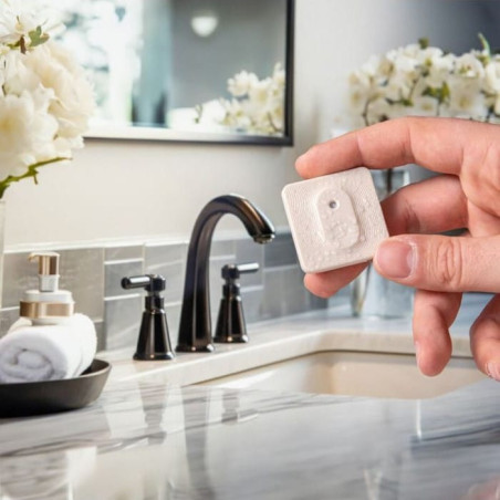 Shelly BLU H&T ZB- Senzor de Temperatură și Umiditate (Bluetooth, Zigbee) - crem