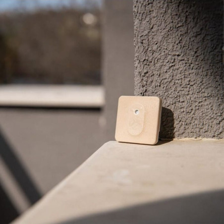 Shelly BLU H&T ZB- Senzor de Temperatură și Umiditate (Bluetooth, Zigbee) - maro