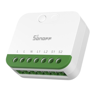 Modul Smart 2 Canale WiFi Matter SONOFF MINI DUO (cu Nul)