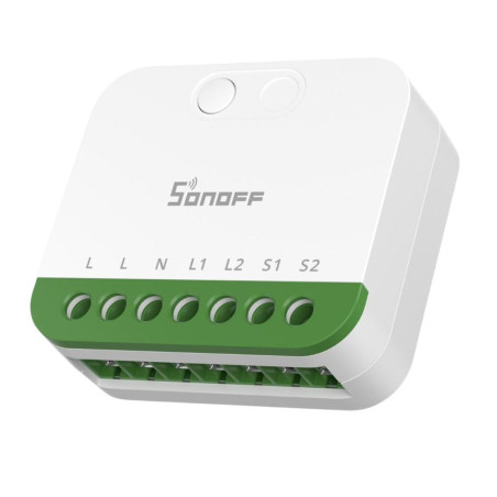 Modul Smart 2 Canale WiFi Matter SONOFF MINI DUO (cu Nul)