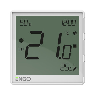 Termostat de cameră cu montaj în doză, 230V, ZigBee – ENGO EONE-230W