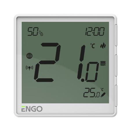 Termostat de cameră cu montaj în doză, 230V, ZigBee – ENGO EONE-230W