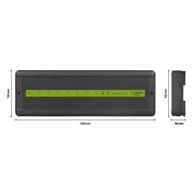 Centru de Comandă pentru Încălzire prin Pardoseală 230V ZigBee ENGO ECB62-ZB
