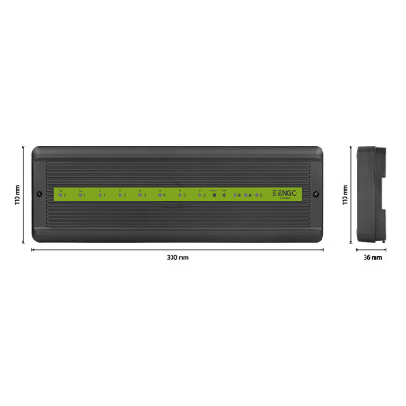 Centru de Comandă pentru Încălzire prin Pardoseală 230V ZigBee ENGO ECB62-ZB