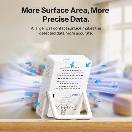 Senzor de Calitatea Aerului cu Afișaj LCD Matter over WiFi SONOFF AirGuard PM2.5 SAWF-07P