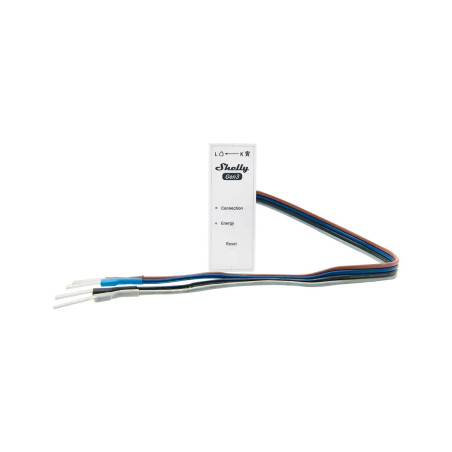 Shelly 3EM-63W Gen3 – cu fir -  contor inteligent trifazic WiFi pentru monitorizare consum energie