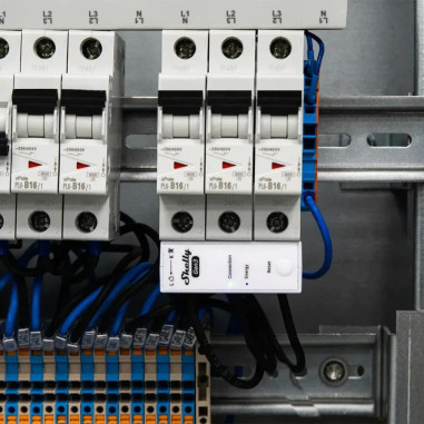 Shelly 3EM-63T Gen3 – cu pin - contor inteligent trifazic WiFi pentru măsurarea consumului de energie