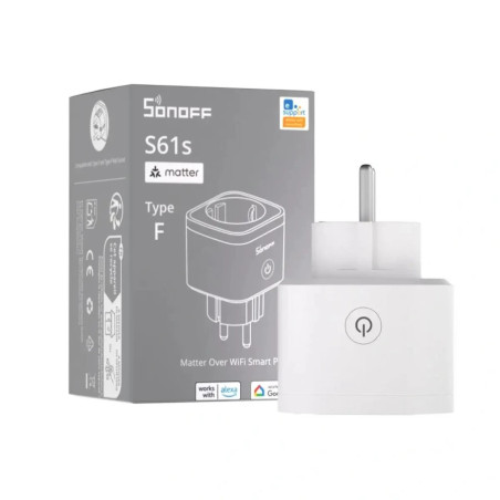 Priza Smart cu Monitorizare Consum 16A Matter over WiFi SONOFF S61STPF