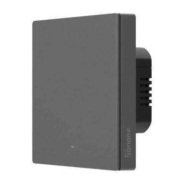 Întrerupător Smart Simplu WiFi Matter SONOFF M5 86 GRI (cu nul)