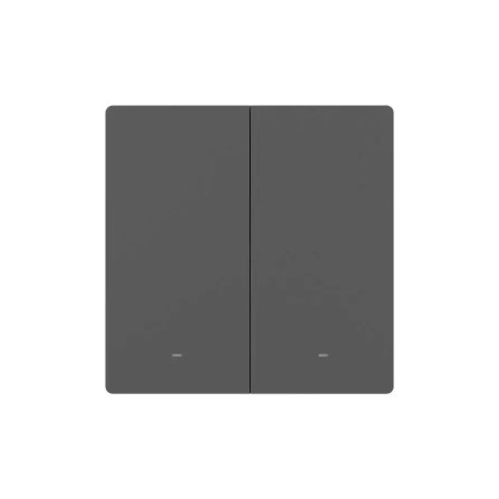 Întrerupător Smart Dublu WiFi Matter SONOFF M5 80 GRI (cu nul)
