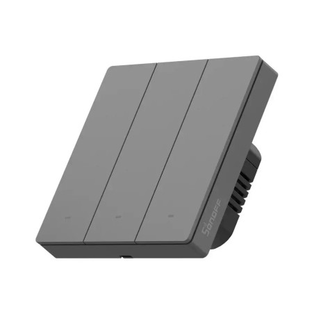 Întrerupător Smart triplu WiFi Matter SONOFF M5 80 GRI (cu nul)