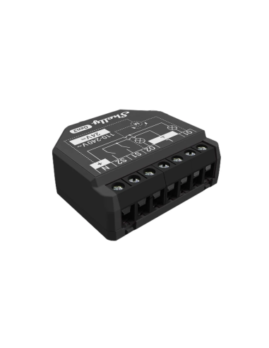 Shelly 2PM Gen3 - releu cu monitorizare consum, 2 canale, 10A, WiFi si Bluetooth