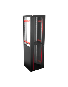 Rack de podea PRO SERIES 42U 19'' 600x600, capacitate 1000 kg, RAL 9005, asamblat ASY-42U-6060PRO 2