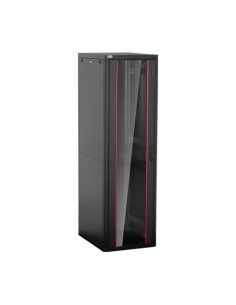 Rack de podea PRO SERIES 42U 19'' 600x800, capacitate 1000 kg, RAL 9005, asamblat ASY-42U-6080PRO