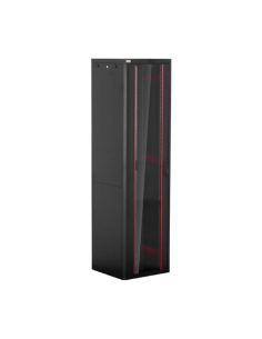 Rack de podea PRO SERIES 47U 19'' 600x600, capacitate 1000 kg, RAL 9005, asamblat ASY-47U-6060PRO