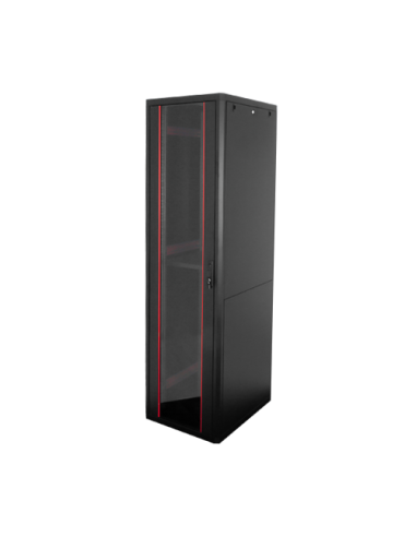 Rack de podea PRO SERIES 47U 19'' 600x800, capacitate 1000 kg, RAL 9005, asamblat ASY-47U-6080PRO