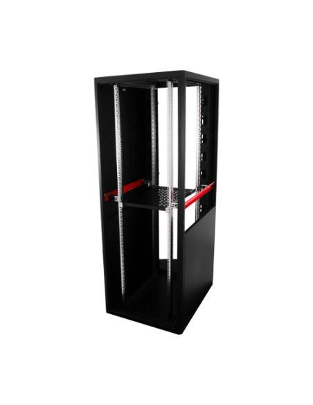 Rack de podea PRO SERIES 47U 19'' 800x1000, capacitate 1000 kg, RAL 9005, asamblat ASY-47U-80100PRO