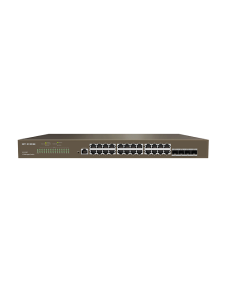 Switch 24 x RJ45 Gigabit, 4 x SFP Gigabit, L2 Cloud Management - IP-COM G3328F