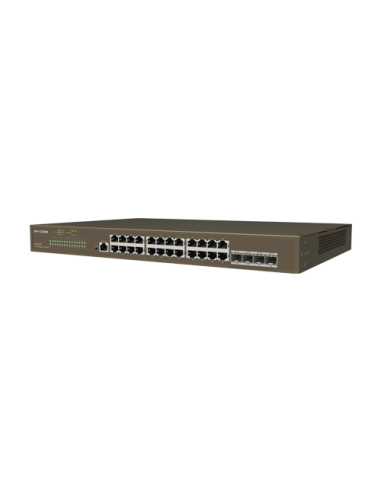 Switch 24 x RJ45 Gigabit, 4 x SFP Gigabit, L2 Cloud Management - IP-COM G3328F