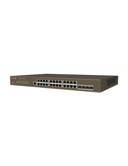 Switch 24 x RJ45 Gigabit, 4 x SFP Gigabit, L2 Cloud Management - IP-COM G3328F