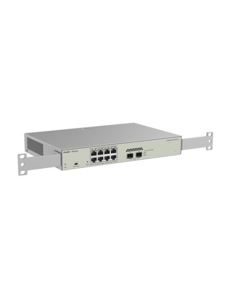 Switch L2, 8 x RJ45 1G PoE, 2 x SFP 1G, Cloud Management - Ruijie Reyee RG-NBS3100-8GT2SFP-P-V2