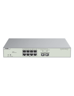 Switch L2+, 8 x RJ45 2.5G PoE+ (240W), 2 x SFP+ 10G, Cloud Management - Ruijie RG-NBS3300-8MG2XS-P