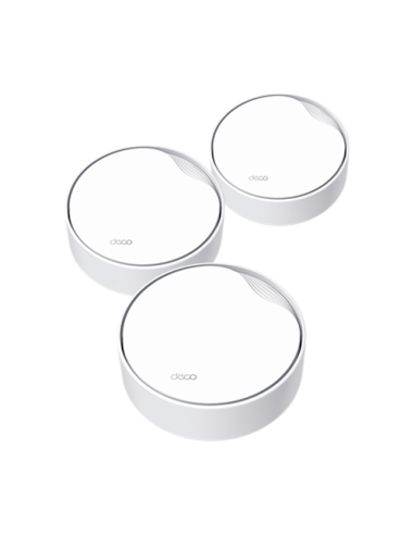 Sistem 3 x Mesh Deco X50, Wi-Fi 6, AX3000, 2 x RJ45 2.5G PoE - TP-Link DecoX50-PoE(3-pack)
