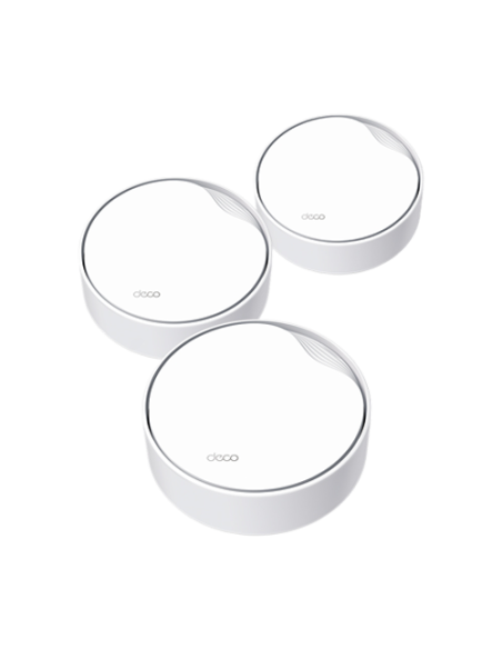 Sistem 3 x Mesh Deco X50, Wi-Fi 6, AX3000, 2 x RJ45 2.5G PoE - TP-Link DecoX50-PoE(3-pack)