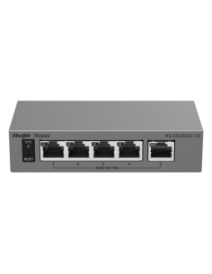 Switch L2, 5 x RJ45 Gigabit, Camera detection, Cloud Management - Ruijie Reyee RG-ES205GC-V2