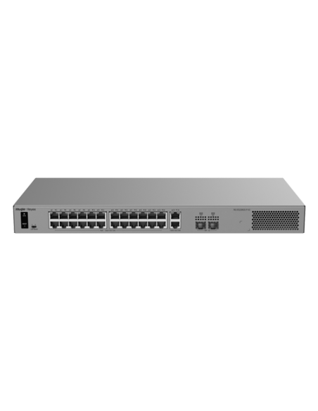 Switch L2, 26 x RJ45 1G (24 x PoE+), 2 x SFP 1G, Putere PoE 370W, Cloud Management - Ruijie Reyee RG-ES228GS-P-V2