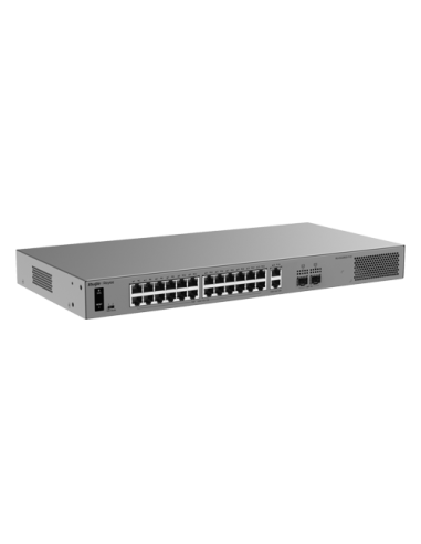 Switch L2, 26 x RJ45 1G (24 x PoE+), 2 x SFP 1G, Putere PoE 370W, Cloud Management - Ruijie Reyee RG-ES228GS-P-V2