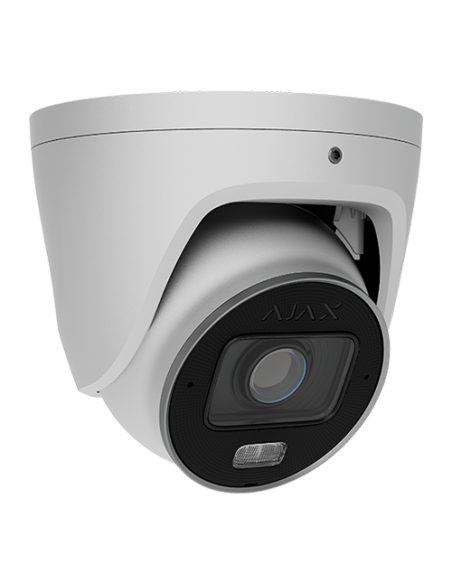 Camera de supraveghere video HLVF tip turret, 8 Mp, ASP, alba - AJAX TurretCamHLVF8Mp(W)-126283