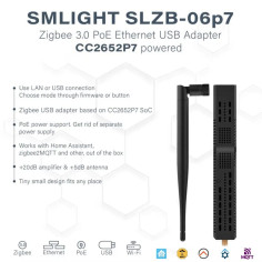 SMLIGHT SLZB-06p7 - Dongle USB Zigbee Ethernet PoE 2
