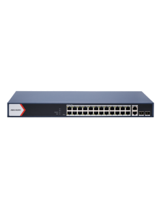 Switch 24 x RJ45 1G PoE, 2 x RJ45 1G, 2 x SFP 1G, Smart Management - HIKVISION DS-3E1528P-EI