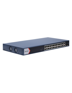 Switch 24 x RJ45 1G PoE, 2 x RJ45 1G, 2 x SFP 1G, Smart Management - HIKVISION DS-3E1528P-EI 2