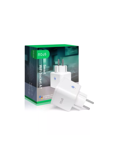 Priza Smart WiFi Nous A1, 16A, cu monitorizare consum, Tuya