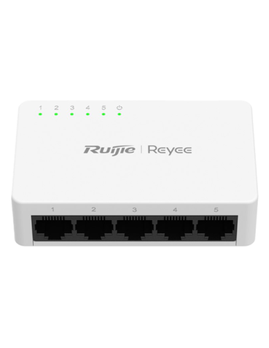 Switch L2, 5 x RJ45 1G, Unmanaged - Ruijie Reyee RG-ES05G-L