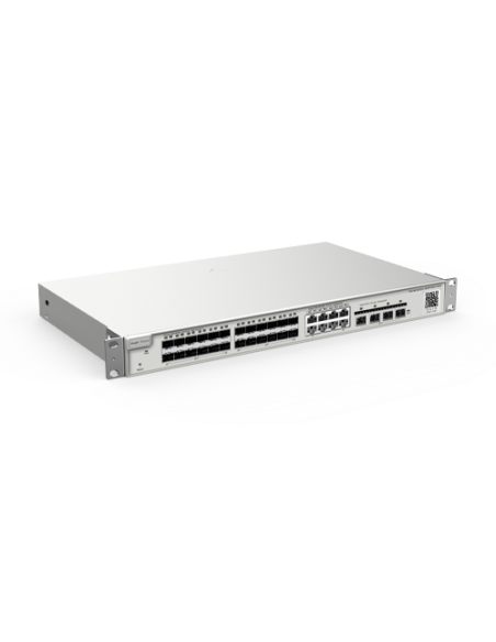 Switch L3, 24 x SFP 1G (8 x combo SFP/RJ45 1G), 4 x SFP+ 10G, Cloud Management - Ruijie Reyee RG-NBS5200-24SFP/8GT4XS