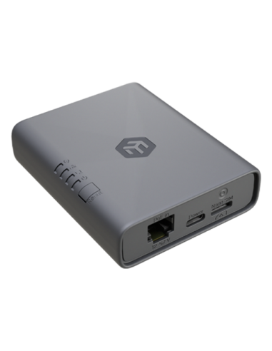 Gateway industrial LTE Cat.4, BLE, GNSS/GPS, eSIM + Nano SIM, 1 x RJ45Gigabit, PoE - MikroTik EC25-EU&KNe