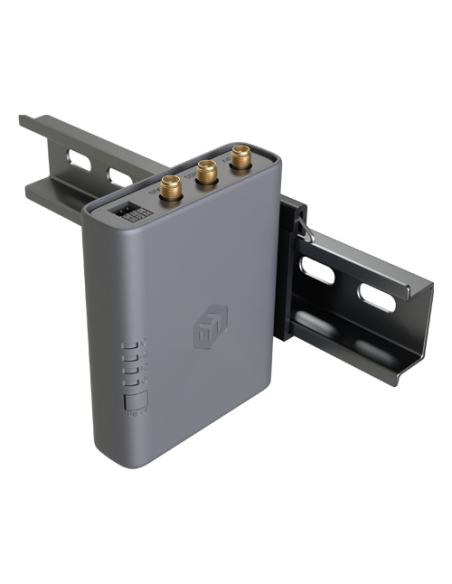 Gateway industrial LTE Cat.4, BLE, GNSS/GPS, eSIM + Nano SIM, 1 x RJ45Gigabit, PoE - MikroTik EC25-EU&KNe