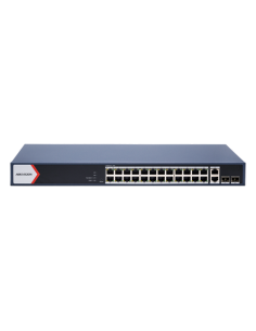 Switch 24 x RJ45 1G Smart PoE 230W, 2 x RJ45 Gigabit, 2 x SFP Gigabit, Smart Management - HIKVISION DS-3E1528P-EI-M