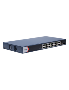 Switch 24 x RJ45 1G Smart PoE 230W, 2 x RJ45 Gigabit, 2 x SFP Gigabit, Smart Management - HIKVISION DS-3E1528P-EI-M 2