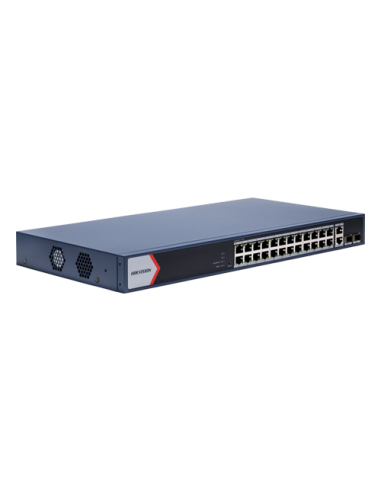 Switch 24 x RJ45 1G Smart PoE 230W, 2 x RJ45 Gigabit, 2 x SFP Gigabit, Smart Management - HIKVISION DS-3E1528P-EI-M