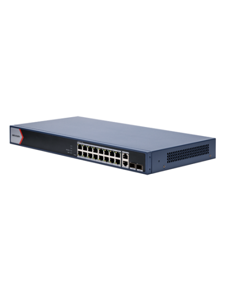 Switch 16 x RJ45 1G Smart PoE 125W, 2 x RJ45 1G, 2 x SFP 1G, Smart Management - HIKVISION DS-3E1520P-EI-M