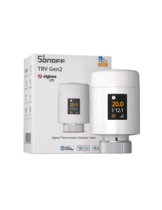 SONOFF TRV Gen2 — Cap Termostatic Smart ZigBee, Ecran IPS