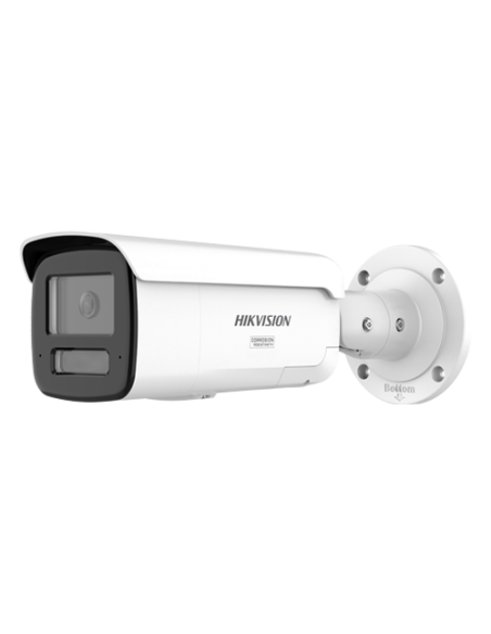 Camera IP 12MP UHD, AcuSense3, lentila 4mm, IR 60m, WL 60m, Audio, Alarma audio+strobo  - HIKVISION DS-2CD2T123G2-LIS2UY-SL-4mm