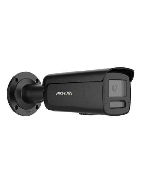 Camera IP 12MP UHD, AcuSense3, lentila 2.8mm, IR&WL 60m, Audio, Audio+Strobo R/B, Neagra - HIKVISION DS-2CD2T123G2-LIS2UY-SRB